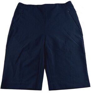 Tail Allure Pull-On Golf Shorts Women's Size 8 Night Blue UPF50 Zip Pockets